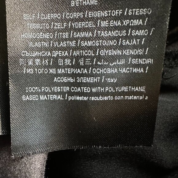 GUESS Women's Soto Faux Leather Skinny Pant Jet Black Sz 0 - Picture 12 of 12